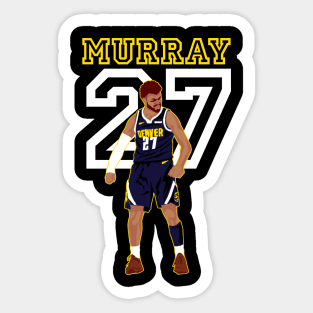 Jamal murray celebration vs Lakers Sticker